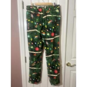 Shinesty Christmas Pants Mens 36/34 The Christmas Tree Camo Novelty Ugly